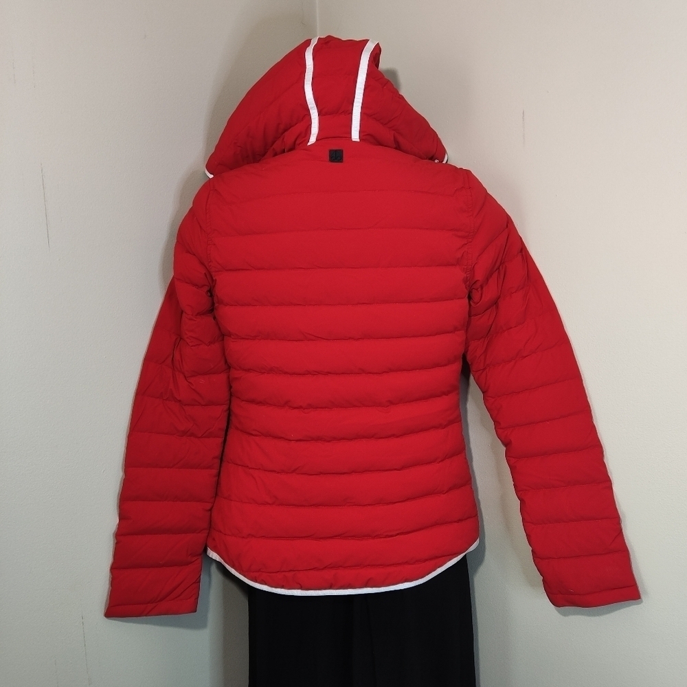 Moose Knuckles Red Redpath Hooded Down Jacket M - Picture 3 of 15